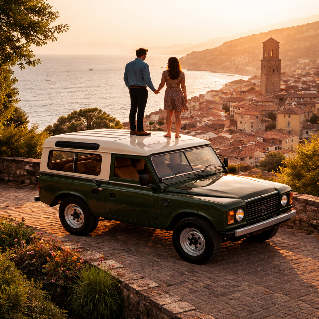 Découvrez notre service spécialisé dans la location de Land Rover vintage restaurés, alliant élégance, authenticité et prestation premium.